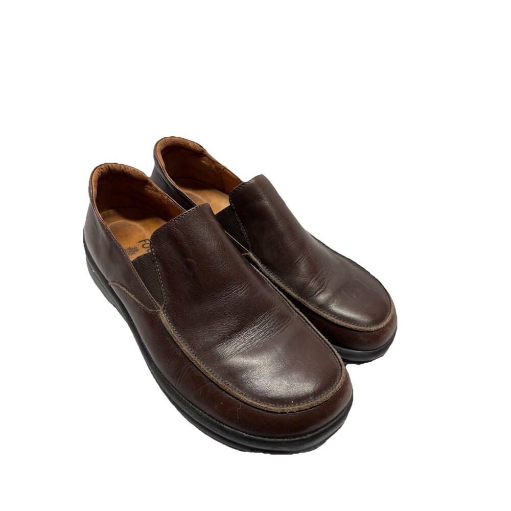 Footprints Birkenstock Womens 39 US 8-8.5 Brown Leather Slip On Comfort Shoes